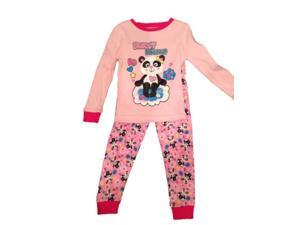 Faded Glory Infant & Toddler Girls Pink Panda Bear Sleepwear Set Pajamas PJs Faded Glory Infant & Toddler Girls Pink Panda Bear Sleepwear Set Pajamas PJs