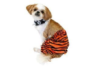Punk Rock Dog Costume Orange Tiger Stripe Pet Outfit & Choker Punk Rock Dog Costume Orange Tiger Stripe Pet Outfit & Choker
