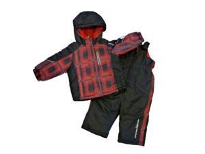 Zero Xposur Infant & Toddler Boys Red Plaid Snow Bibs & Coat Snowsuit Zero Xposur Infant & Toddler Boys Red Plaid Snow Bibs & Coat Snowsuit