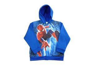 Marvel Comics Amazing Spider-man 2 Boys Blue Zip Up Hoodie Sweatshirt Marvel Comics Amazing Spider-man 2 Boys Blue Zip Up Hoodie Sweatshirt