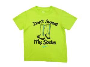 Nike Toddler & Boys Green Dont Sweat My Socks T-Shirt Nike Toddler & Boys Green Dont Sweat My Socks T-Shirt