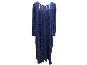 Croft & Barrow Womens Long Blue Floral Nightgown Croft & Barrow Womens Long Blue Floral Nightgown