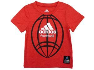 Adidas Toddler Boys Red Adidas Football Athletic T-Shirt Adidas Toddler Boys Red Adidas Football Athletic T-Shirt