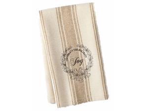 St Nicholas Square Holiday Kitchen Towel Set Tan Joy Stripe 2 Towels St Nicholas Square Holiday Kitchen Towel Set Tan Joy Stripe 2 Towels