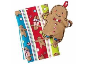 St Nicholas Square Gingerbread Man Kitchen Towel & Potholder Set Pot Holder St Nicholas Square Gingerbread Man Kitchen Towel & Potholder Set Pot Holder
