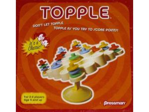 Pressman Topple Game Classic Balancing Family Fun Pressman Topple Game Classic Balancing Family Fun