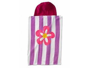 Jumping Beans Pretty Flower Hooded Bath Towel Child Size Pink Purple Cotton Wrap Jumping Beans Pretty Flower Hooded Bath Towel Child Size Pink Purple Cotton Wrap