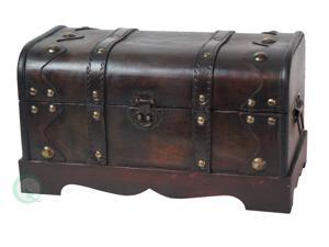 Small Pirate Style Wooden Treasure Chest Small Pirate Style Wooden Treasure Chest