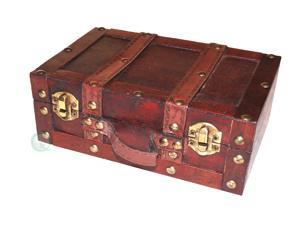 Old-Fashioned Small Suitcase/Decorative Box with Straps Old-Fashioned Small Suitcase/Decorative Box with Straps