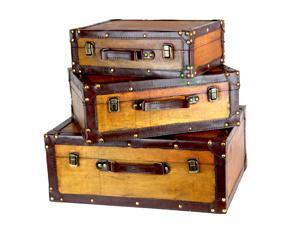 Old Vintage Suitcase Set of 3 Old Vintage Suitcase Set of 3