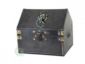 Small Pirate Chest with Lion Ring Small Pirate Chest with Lion Ring