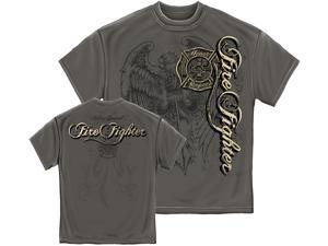 Elite Breed Gray Firefighter Maltese Cross T-shirt by Erazor Bits 3X-Large Elite Breed Gray Firefighter Maltese Cross T-shirt by Erazor Bits 3X-Large