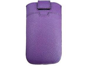 Tribeca - Universal Tribeca Leather Pouch Credit Card Holder for Apple iPhone - Purple Tribeca - Universal Tribeca Leather Pouch Credit Card Holder for Apple iPhone - Purple