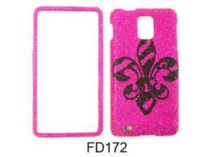 Snap-On Protector Case for Samsung Infuse 4G I997 (Full Diamond Crystal/Black Royal Badge on Pink) Snap-On Protector Case for Samsung Infuse 4G I997 (Full Diamond Crystal/Black Royal Badge on Pink)