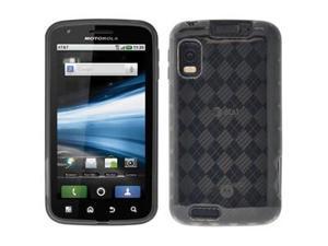 Amzer Luxe Argyle High Gloss TPU Soft Gel Skin Case - Smoke Grey For Motorola ATRIX 4G MB860 Amzer Luxe Argyle High Gloss TPU Soft Gel Skin Case - Smoke Grey For Motorola ATRIX 4G MB860