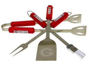 Bsi Products 61007 4 Pc Bbq Set - Georgia Bulldogs Bsi Products 61007 4 Pc Bbq Set - Georgia Bulldogs