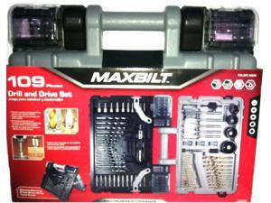 Maxbilt Drill and Drive Set 109 Pieces Maxbilt Drill and Drive Set 109 Pieces