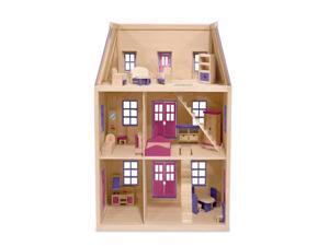 Multi-Level Wooden Dollhouse Multi-Level Wooden Dollhouse