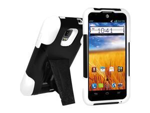 Amzer Double Layer Hybrid Case with Kickstand - Black/ White Amzer Double Layer Hybrid Case with Kickstand - Black/ White