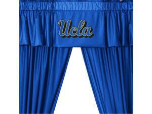 UCLA Bruins Drape Valance Set College Team Logo Window Treatment UCLA Bruins Drape Valance Set College Team Logo Window Treatment