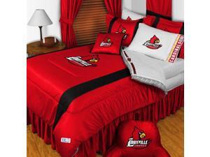 NCAA Louisville Cardinals Comforter Pillowcase College Bed NCAA Louisville Cardinals Comforter Pillowcase College Bed
