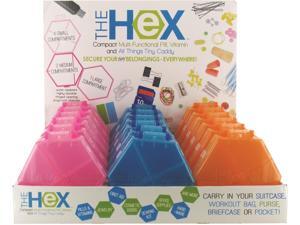 Hexagon Pill Box Case Pack 36 Hexagon Pill Box Case Pack 36