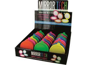 MIRROR TECH SILICONE COMPACT MIRROR Case Pack 48 MIRROR TECH SILICONE COMPACT MIRROR Case Pack 48