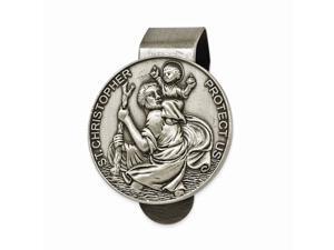 St. Christopher Protect Us Sun-visor Clip - Perfect Religious Gift St. Christopher Protect Us Sun-visor Clip - Perfect Religious Gift