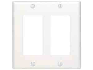 2 Gang Decora Plate White 2 Gang Decora Plate White