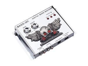POWER ACOUSTIK BASS-12C Digital Bass Machine with Chrome Finish & Subsonic Filter POWER ACOUSTIK BASS-12C Digital Bass Machine with Chrome Finish & Subsonic Filter