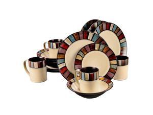 Gibson 78688.16 Dinnerware Set Tabella Mosaic Series 16 pc Gibson 78688.16 Dinnerware Set Tabella Mosaic Series 16 pc