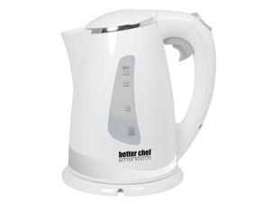 Better Chef IM-145W Cordless Electric Kettle White 1.7L W/Water Window Better Chef IM-145W Cordless Electric Kettle White 1.7L W/Water Window