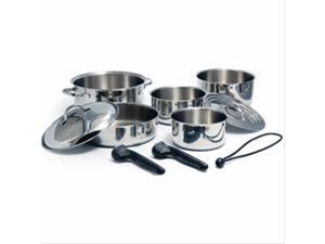 Kuuma 10-Piece Stainless Steel Nesting Cookware Set - Induction Compatible - Oven Safe Kuuma 10-Piece Stainless Steel Nesting Cookware Set - Induction Compatible - Oven Safe