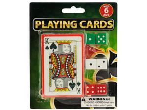 Casino Style Playing Cards with Dice Casino Style Playing Cards with Dice