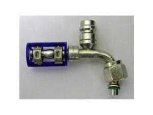 #8 Hose - #8 90 Degree Elbow 3/4""-16 Female O Ring with Schrader Valve #8 Hose - #8 90 Degree Elbow 3/4""-16 Female O Ring with Schrader Valve
