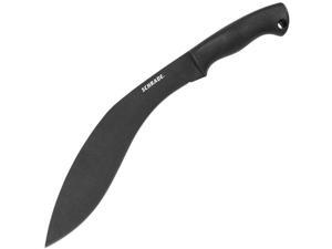 SCHGK1, Gurkha Kukri, Black TPE Handle, Black Plain w/Sheath SCHGK1, Gurkha Kukri, Black TPE Handle, Black Plain w/Sheath