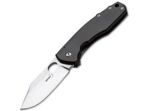 Vox F3 II, Black Carbon Fiber Handle,Clip Point Plain w/Clip Vox F3 II, Black Carbon Fiber Handle,Clip Point Plain w/Clip
