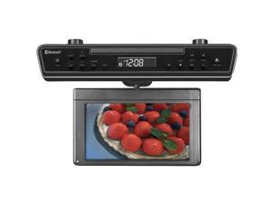 SYLVANIA SKCR2706BT 10.2" Under-Counter Bluetooth(R) Kitchen TV with Built-in DVD Player & HDMI(R) SYLVANIA SKCR2706BT 10.2" Under-Counter Bluetooth(R) Kitchen TV with Built-in DVD Player & HDMI(R)