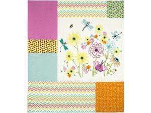 Garden Party Needle Creations Embroidery & Quilt Panel-36""X42"" Garden Party Needle Creations Embroidery & Quilt Panel-36""X42""