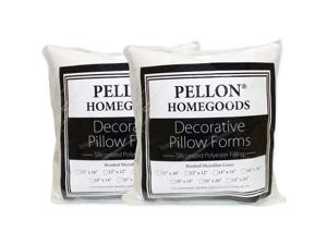 Decorative Pillow Insert Twin Pack-16""X16"" FOB: MI Decorative Pillow Insert Twin Pack-16""X16"" FOB: MI