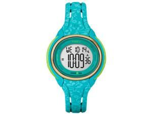 Timex Ironman Sleek 50 Mid-Size Watch - Blue Floral Timex Ironman Sleek 50 Mid-Size Watch - Blue Floral