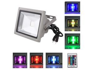 LOFTEK® 30W RGB LED FloodLight with Plug & Remote Control AC85V-265V, with 1 meter power plug, 930WFL (16 different color tones) LOFTEK® 30W RGB LED FloodLight with Plug & Remote Control AC85V-265V, with 1 meter power plug, 930WFL (16 different color tones)
