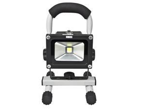 Loftek 10 Watts Ultra-Compact Portable Handle Waterproof Outdoor LED Work Light Rechargeable 4400mAh FloodLight with car charger and wall charger. Replaceable battery USB output 5V/1A (Grey) Loftek 10 Watts Ultra-Compact Portable Handle Waterproof Outdoor LED Work Light Rechargeable 4400mAh FloodLight with car charger and wall charger. Replaceable battery USB output 5V/1A (Grey)