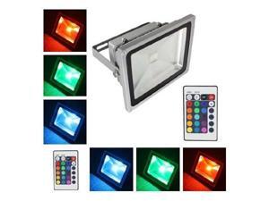 Loftek 30 Watts Colorful RGB LED Landscape Yard Flood Light with Remote Control Loftek 30 Watts Colorful RGB LED Landscape Yard Flood Light with Remote Control