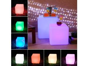 LOFTEK®Outdoor/Indoor Rechargeable LED Light, Cordless with RGB Colorful Changing Remote Control Changing. (Cube 8“) LOFTEK®Outdoor/Indoor Rechargeable LED Light, Cordless with RGB Colorful Changing Remote Control Changing. (Cube 8“)