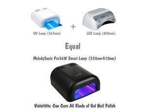 MelodySusie® Pro36W Smart Lamp Gel Nail Dryer Mixed LEDUV Nail Lamp VIOLETITTLE Curing All Brands Gel Nail Polish MelodySusie® Pro36W Smart Lamp Gel Nail Dryer Mixed LEDUV Nail Lamp VIOLETITTLE Curing All Brands Gel Nail Polish