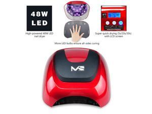 MelodySusie 48W LED Lamp Light Professional Nail Dryer Curing Light - More Quickly Dry, with Timer Setting 5s/20s/30s MelodySusie 48W LED Lamp Light Professional Nail Dryer Curing Light - More Quickly Dry, with Timer Setting 5s/20s/30s