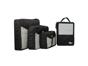 MIU COLOR® 4 Set Packing Cubes - Travel Organizer, 1 Special Shoes Bag, Durable Nylon and Mesh Top with Tote MIU COLOR® 4 Set Packing Cubes - Travel Organizer, 1 Special Shoes Bag, Durable Nylon and Mesh Top with Tote