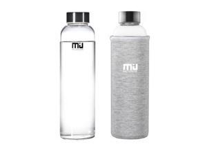 MIU COLOR® Unique and Stylish High-quality Environmental Borosilicate Glass Water Bottle with Colorful Nylon Sleeve MIU COLOR® Unique and Stylish High-quality Environmental Borosilicate Glass Water Bottle with Colorful Nylon Sleeve