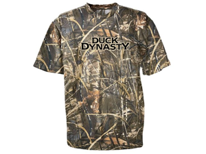 Duck Dynasty Camo Logo Realtree Max-4 Camouflage T-shirt-large Duck Dynasty Camo Logo Realtree Max-4 Camouflage T-shirt-large
